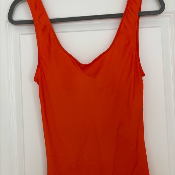 Steve Madden Bright Orange Fringe Maxi Dress - Picture 4 of 11